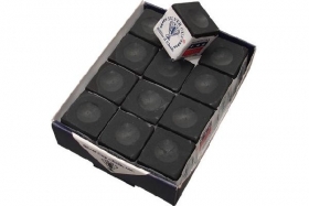 Billardkreide Silver Cup schwarz 12er Pack